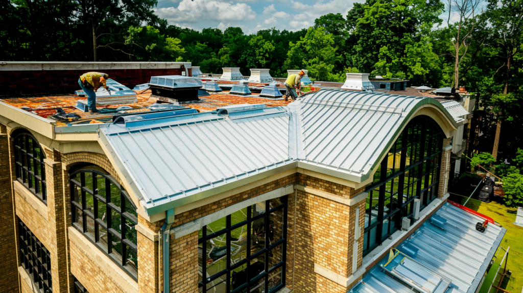 Commercial Roof Installation by Motivation Roofing