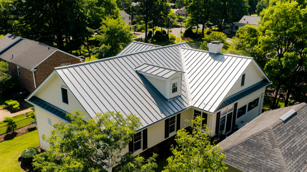 New Metal Roof InstallationGreenburg North Carolina - Motivation Roofing